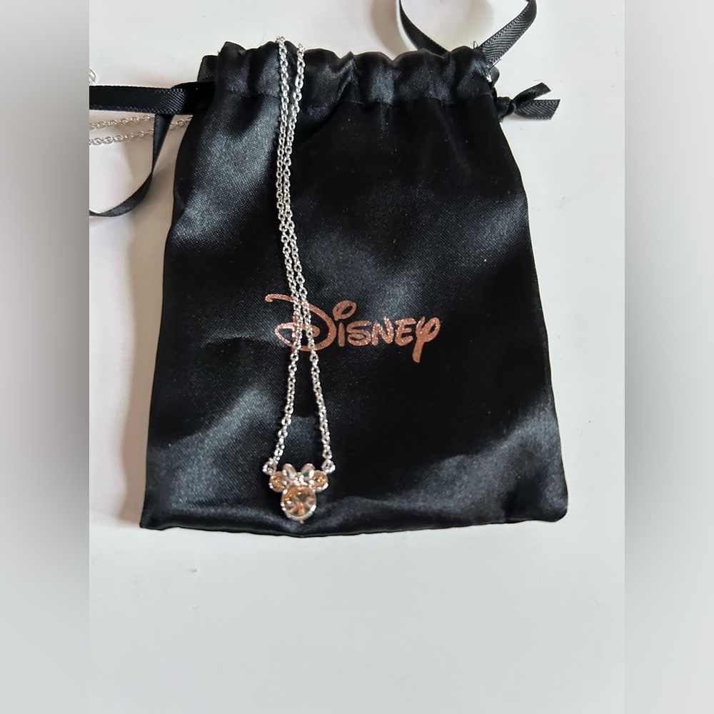 NWT Disney Birthstone Necklace - Minnie Mouse